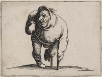 KG 10801
<br/>
Kreupele met houten been ("Gebochelden")
<br/>
<em>Callot, Jacques (1592 - 1635)</em>